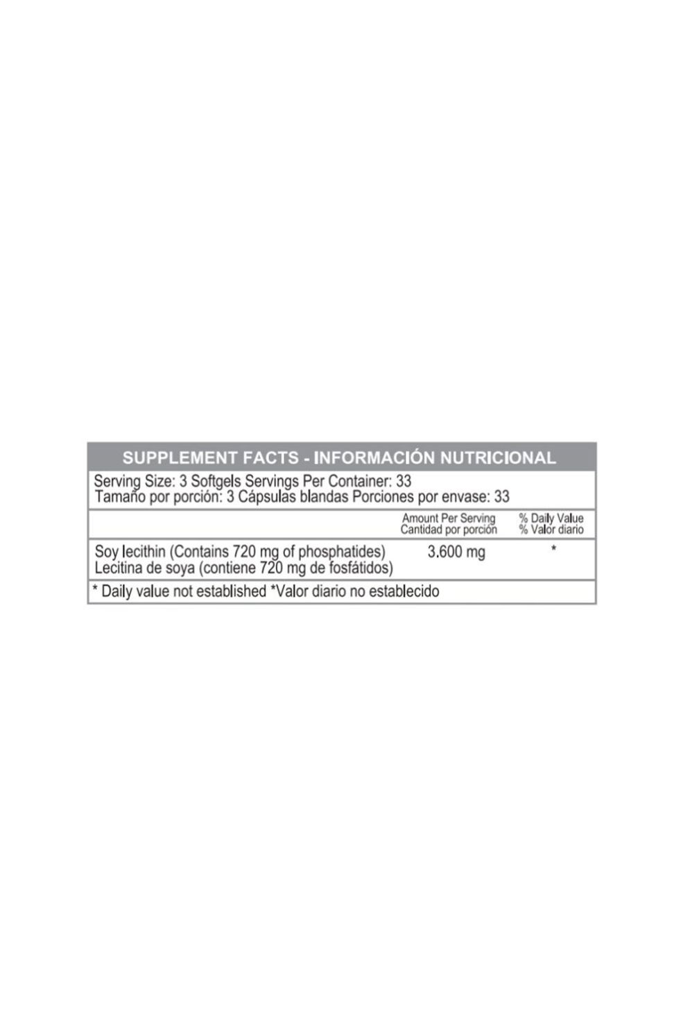 MEGA LECITHIN *1200MG X100SOFG HEALTHY