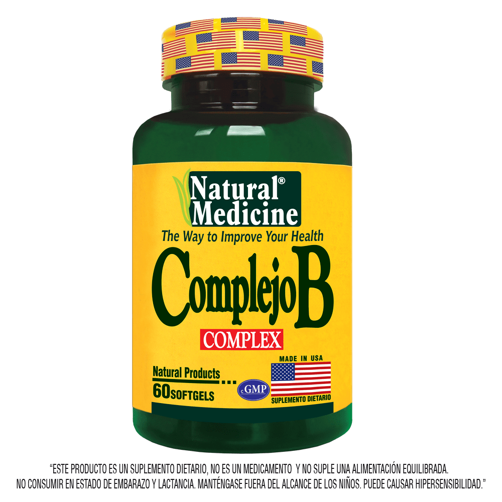 B 100 complex natural medicine 60 cápsulas
