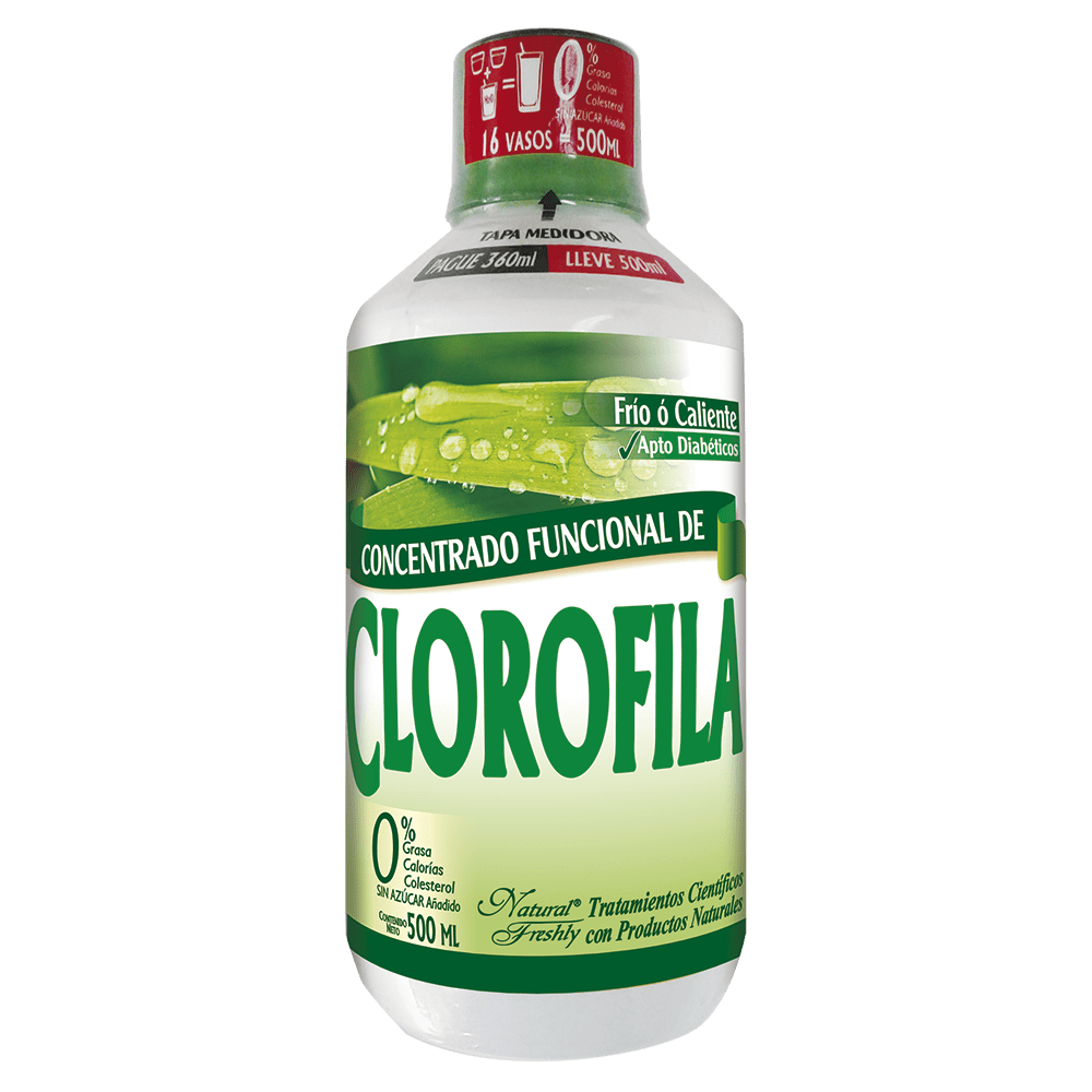 Bebida funcional de clorofila 360 ml