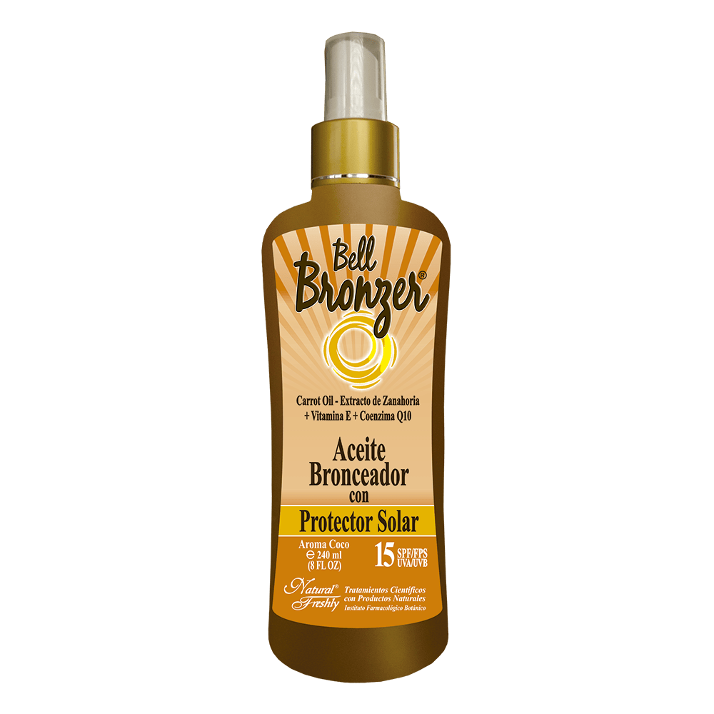 Bell brozer aceite bronceador protección solar 240 ml