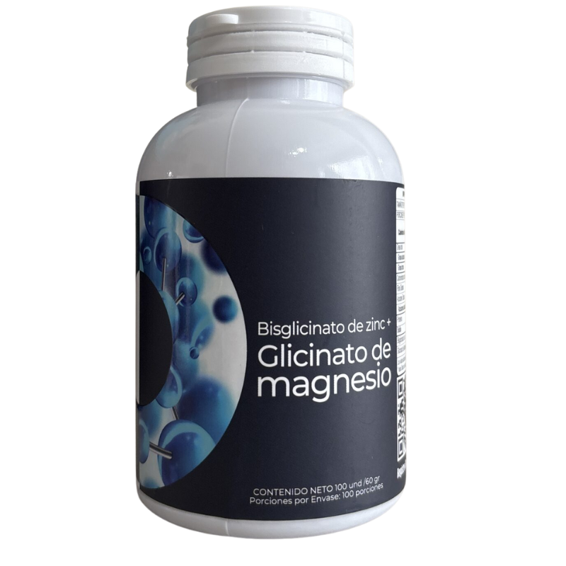 BISCLICINATO+GLICINATO DE MAGNESIO 100S