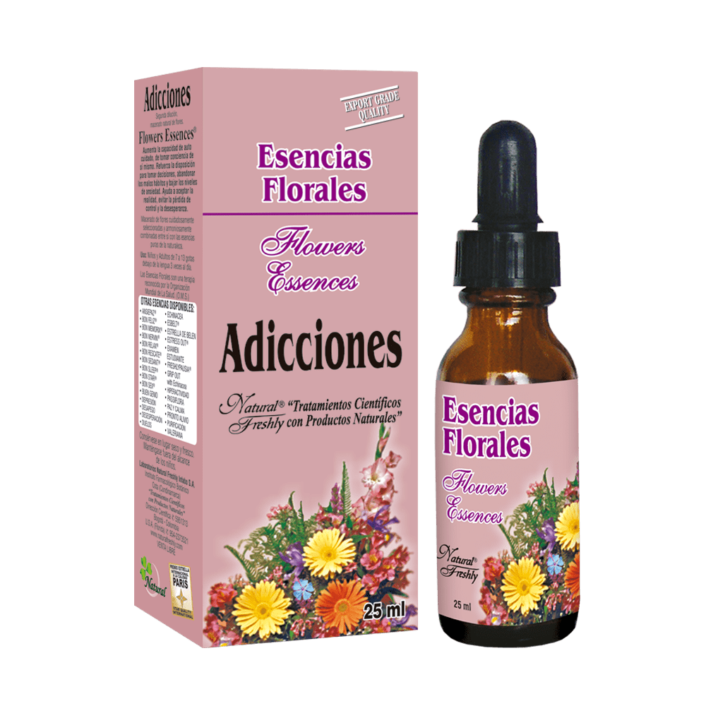 Esencia floral europea adicciones 25 ml