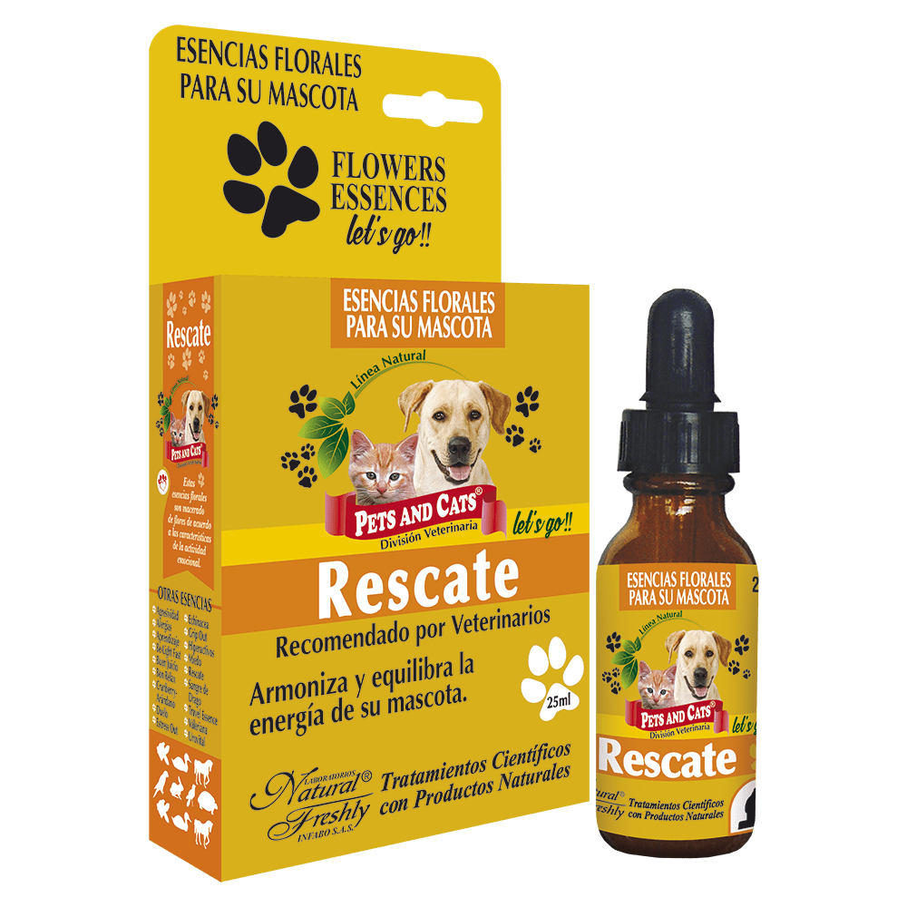 Esencia rescate pets and cats 25 ml