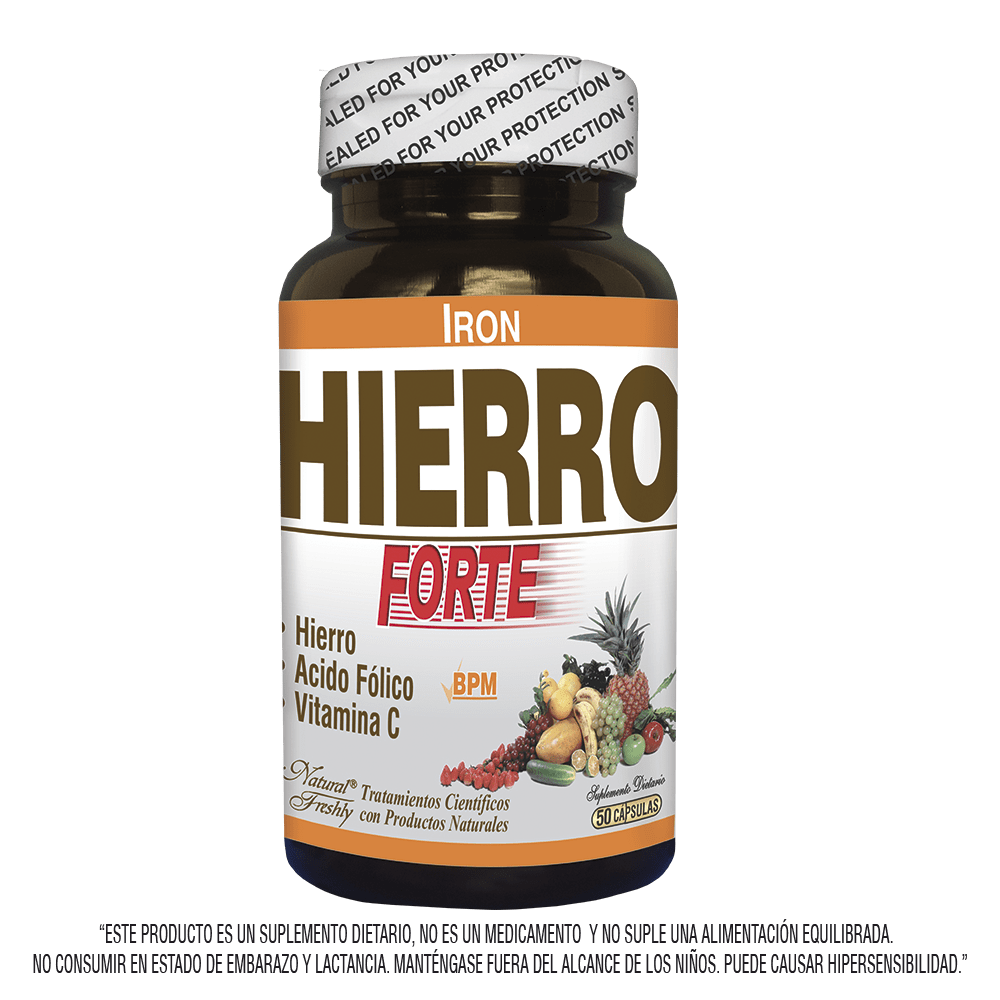 Hierro forte frasco 50 cápsulas
