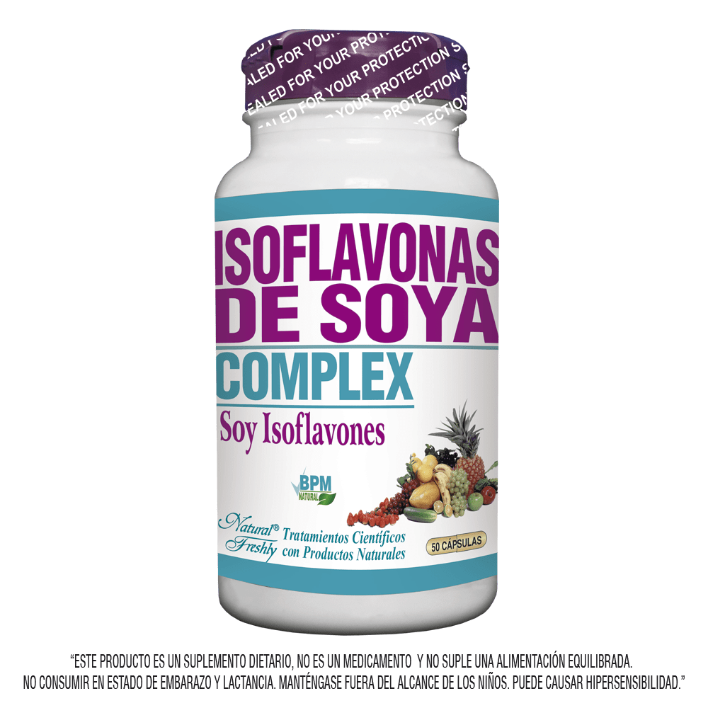 Isoflavones de soya 50 softgels