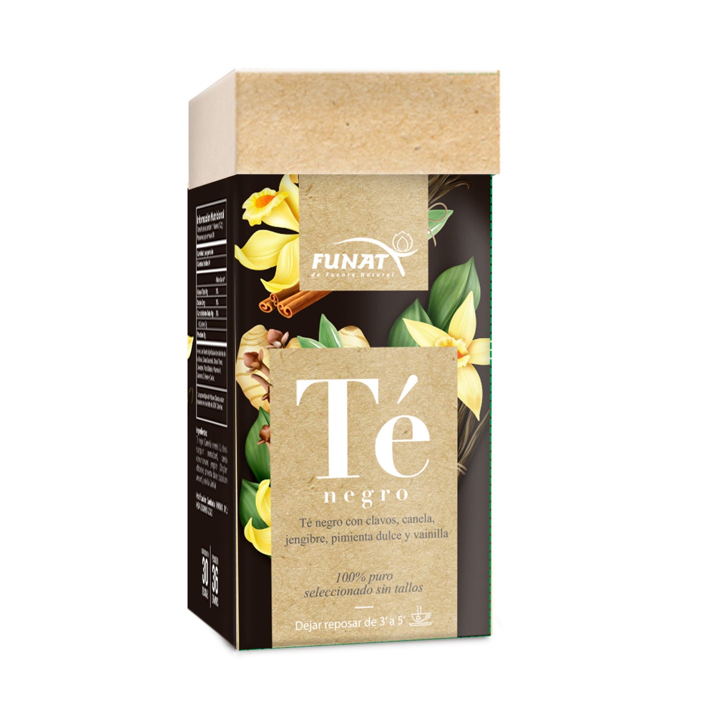 Té negro 30 tisanas