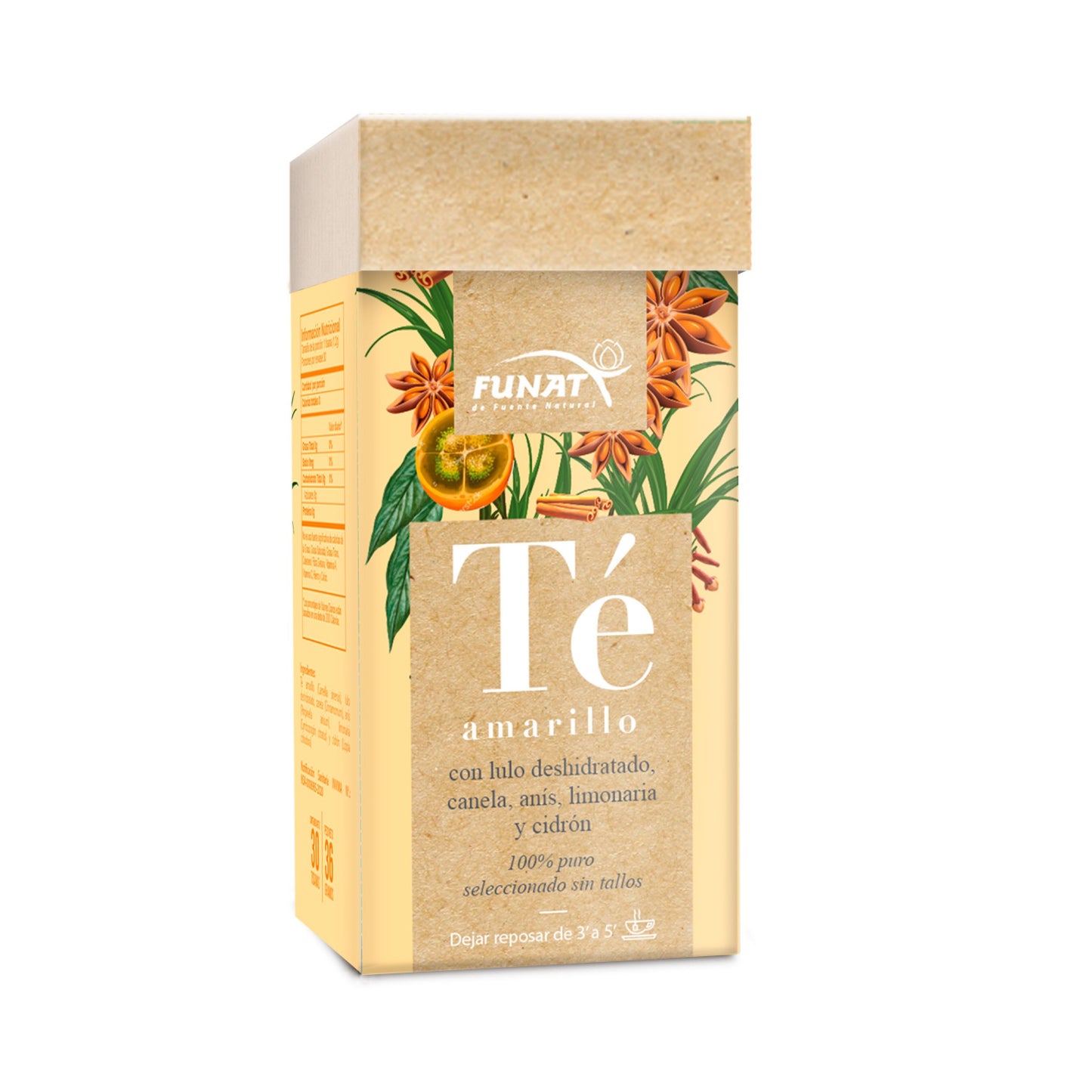 Té amarillo 30 tisanas