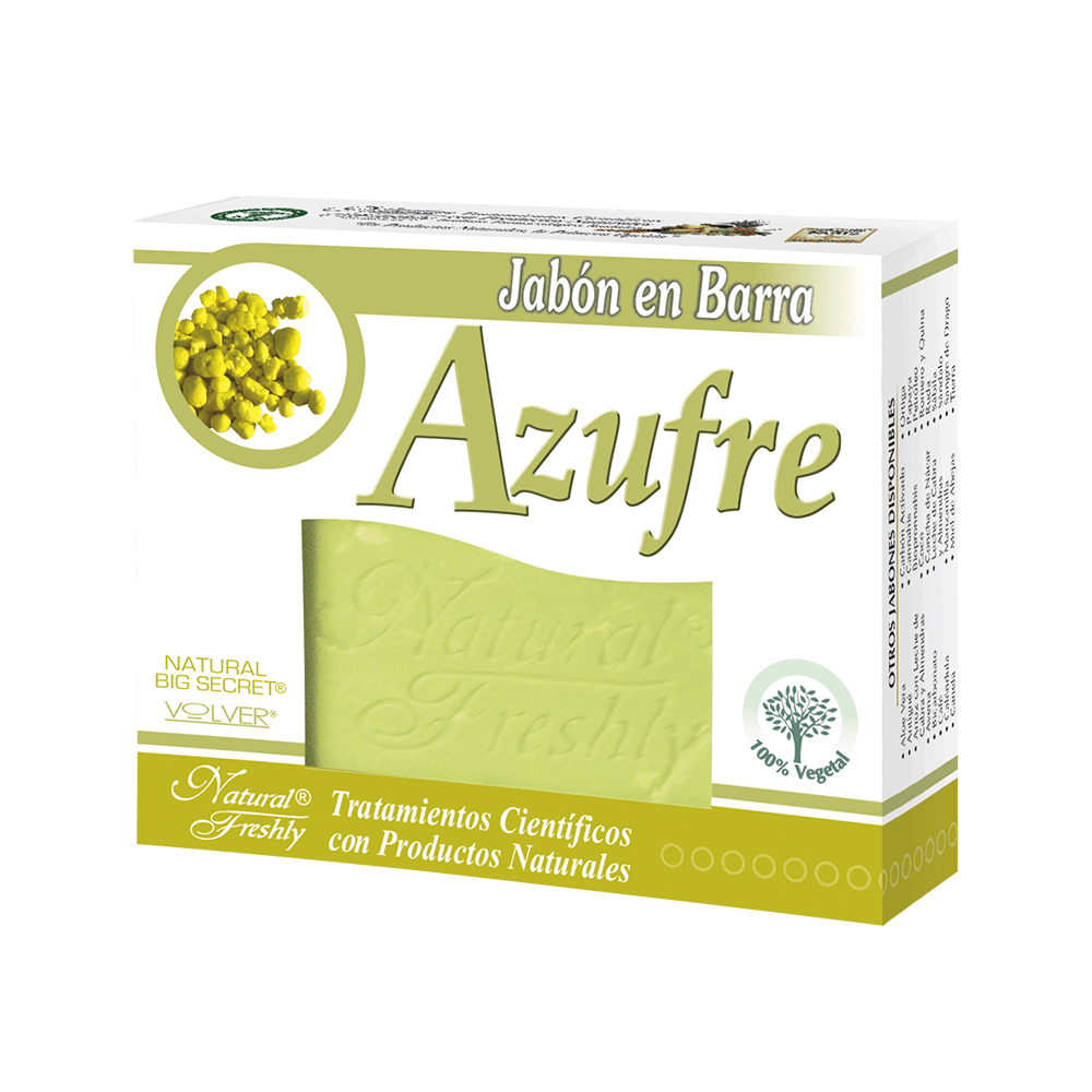 Jabón de azufre en barra 100 g