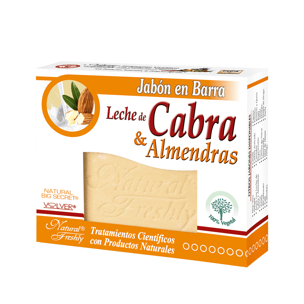 Jabón leche de cabra y almendras 90 g