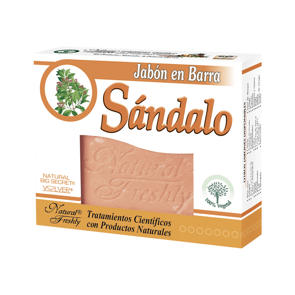 Jabón de sándalo en barra 100 g