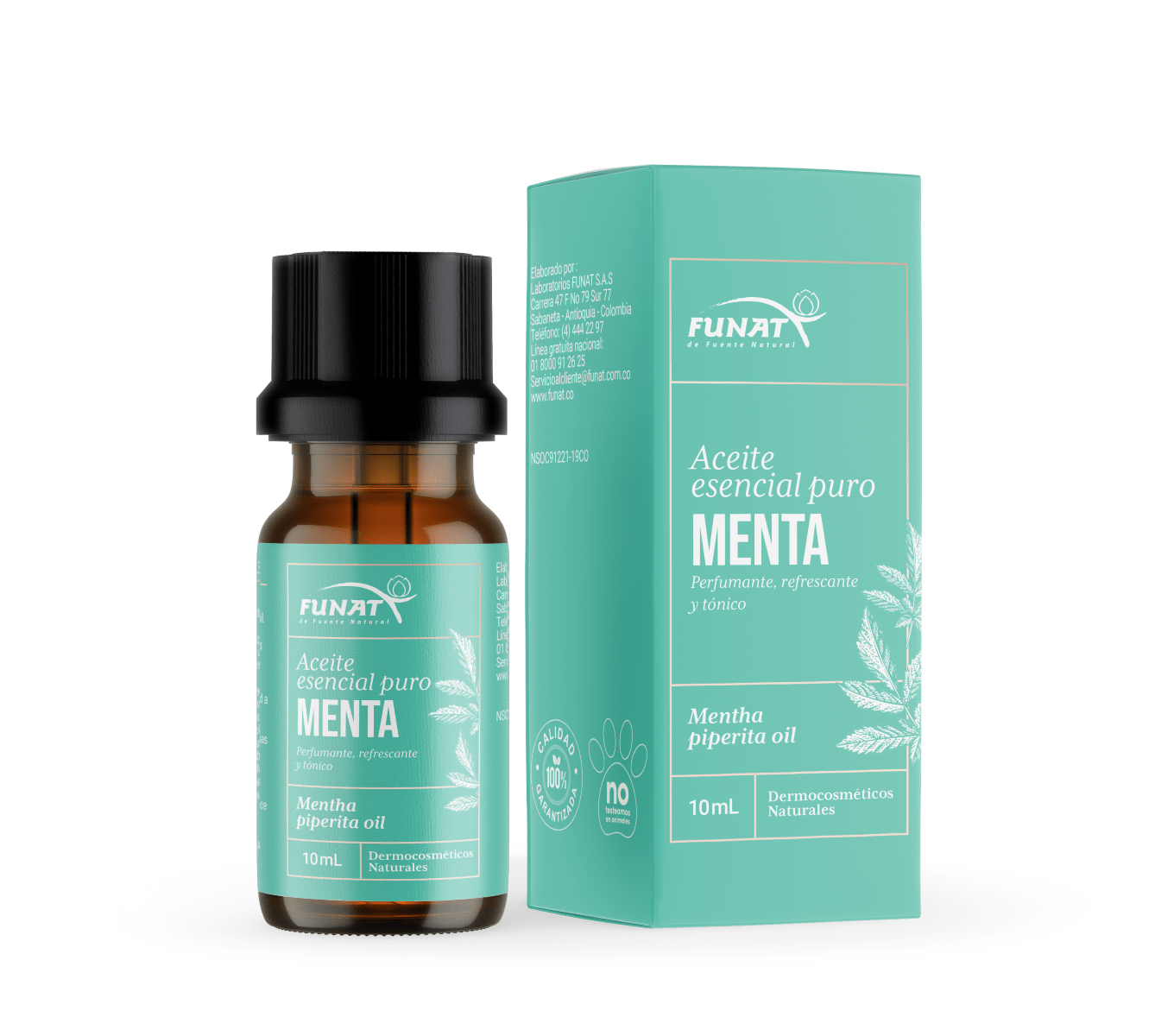 Aceite esencial de menta 10 ml