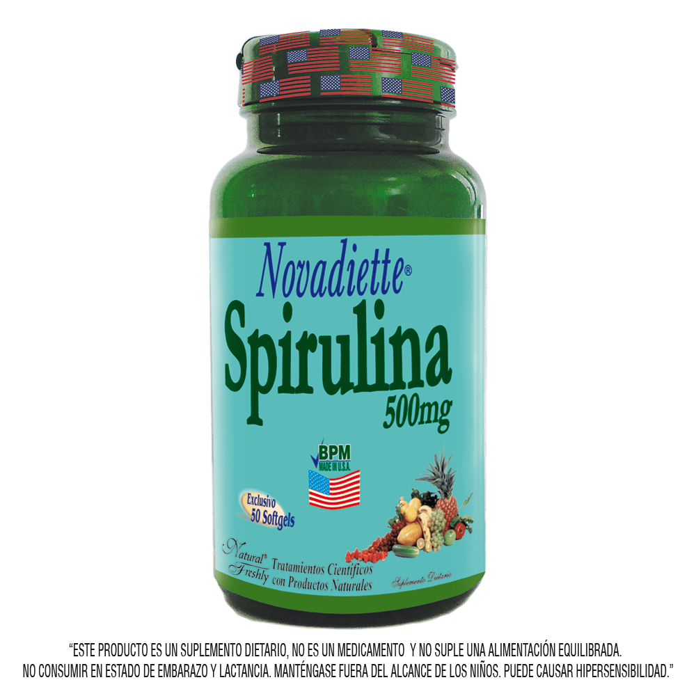 Novadiette spirulina hawaiana 50 cápsulas