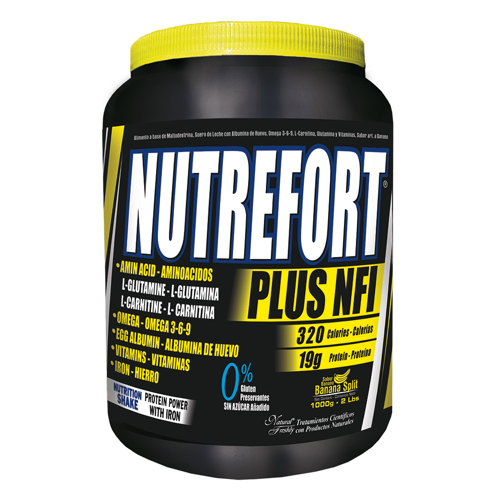 Nutrefort Plus N.F.I sabor banano 1000 g