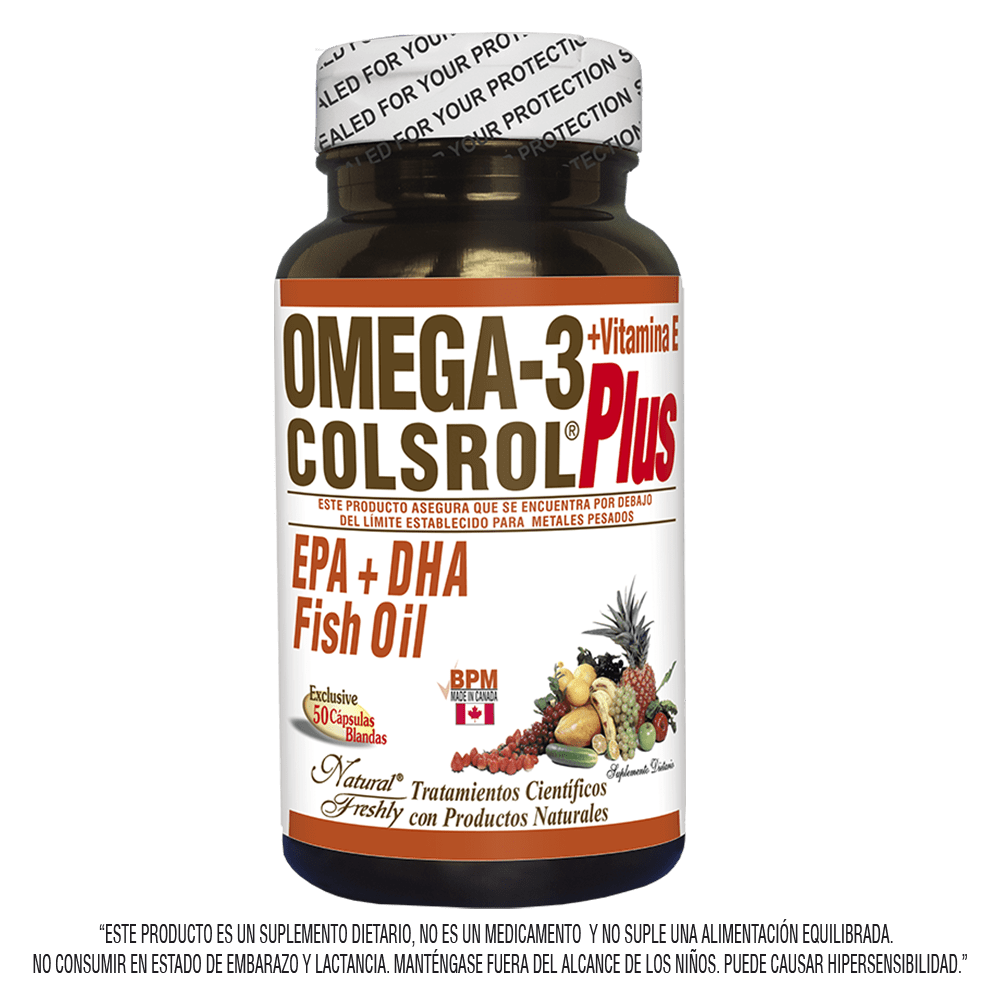 Kit colsrol plus omega 3 + vitamina E 50 softgels