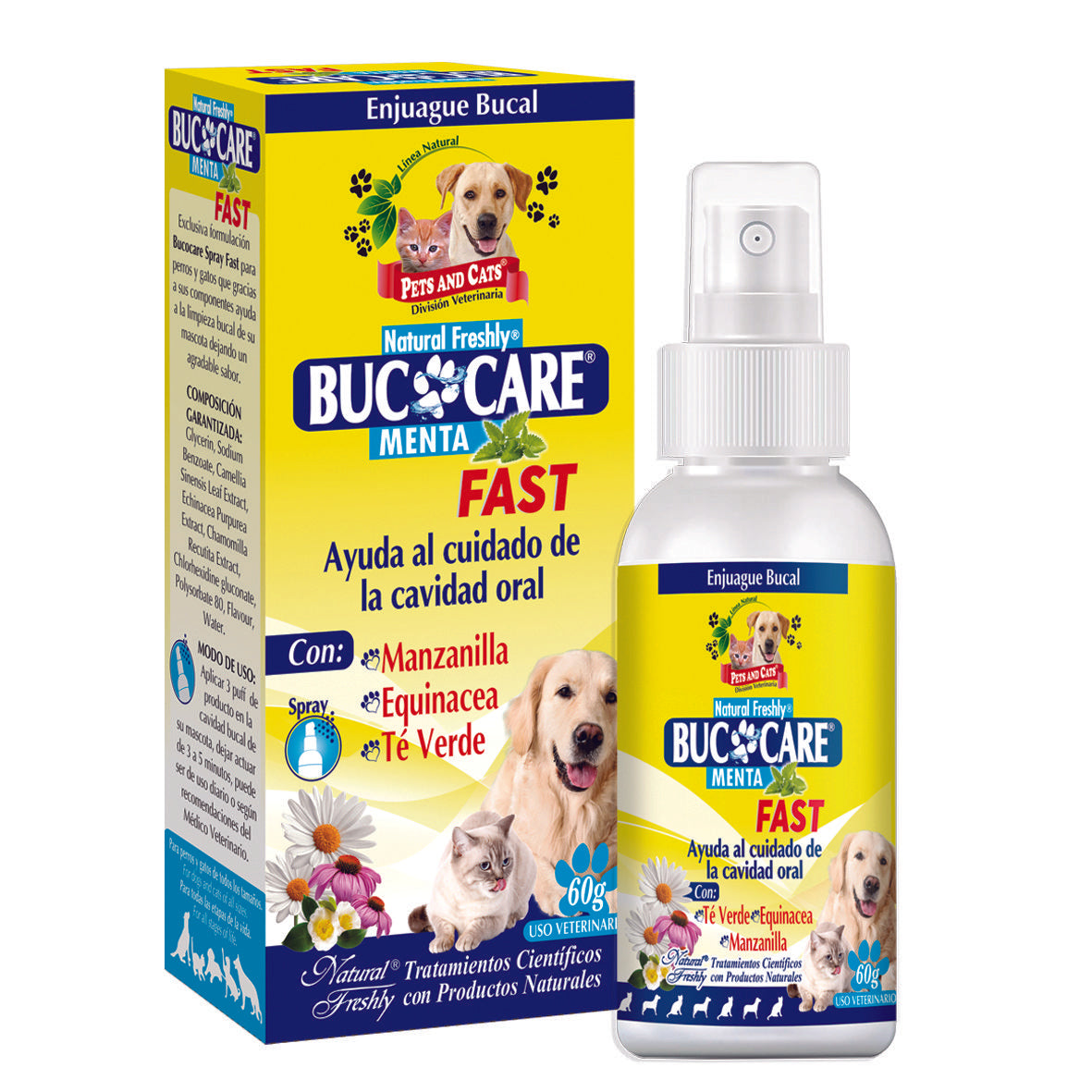 P & C BUCOCARE SPRAY FAST MENTA ENJUAGUE BUCALx60G