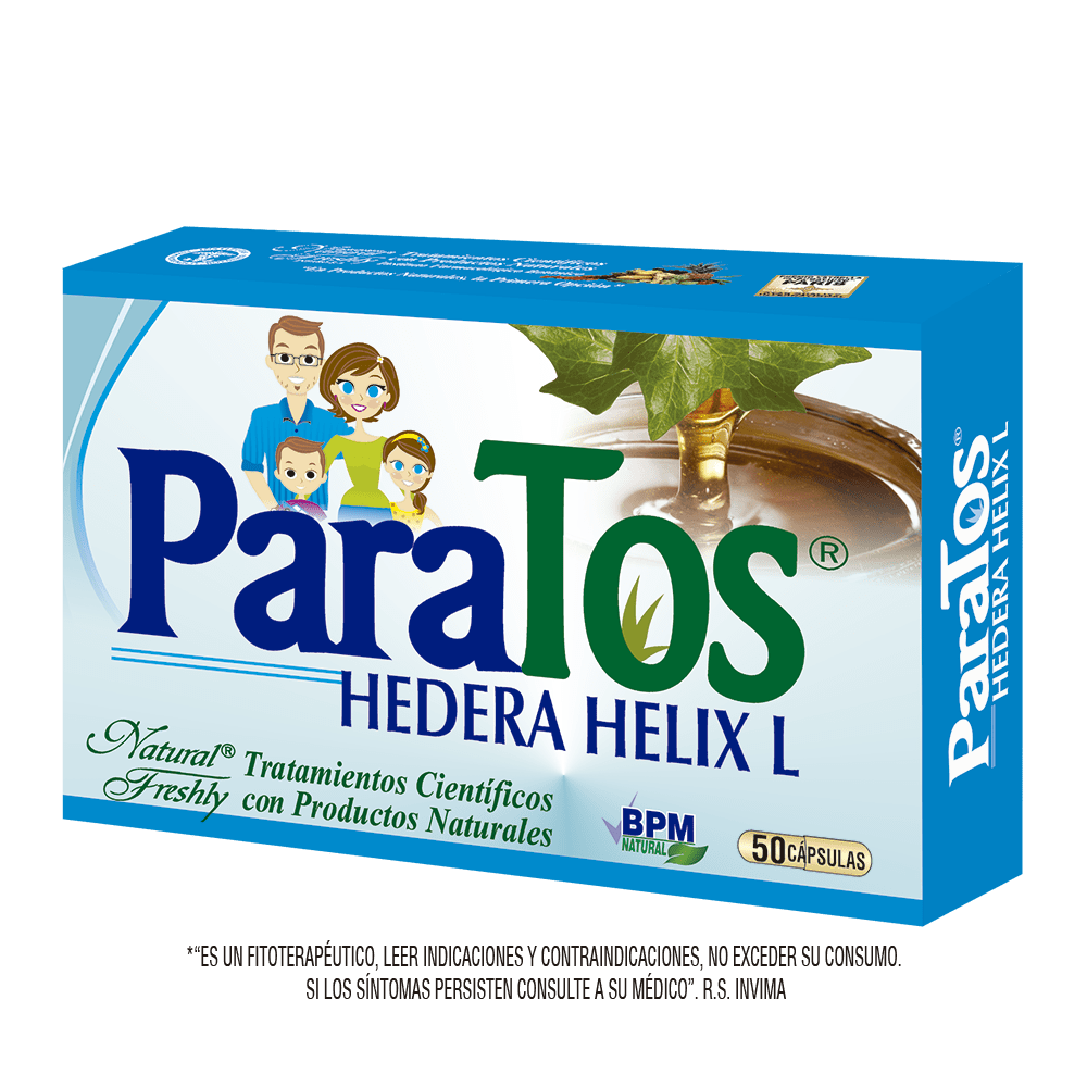Paratos hedera helix L blister 50 cápsulas