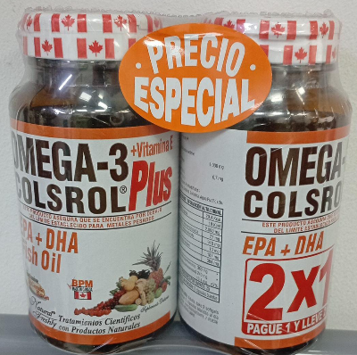 Kit colsrol plus omega 3 + vitamina E 50 softgels