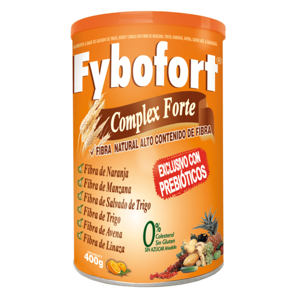 Fybofort complex forte psyllium y prebióticos 400 g