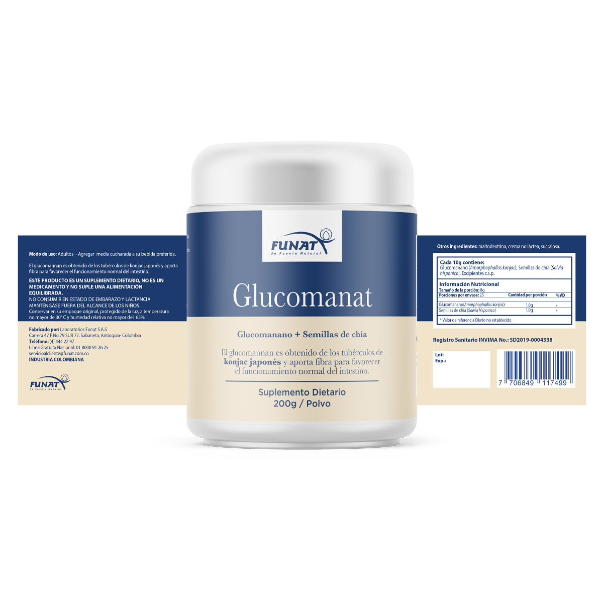GLUCOMANAT POTE X 200g