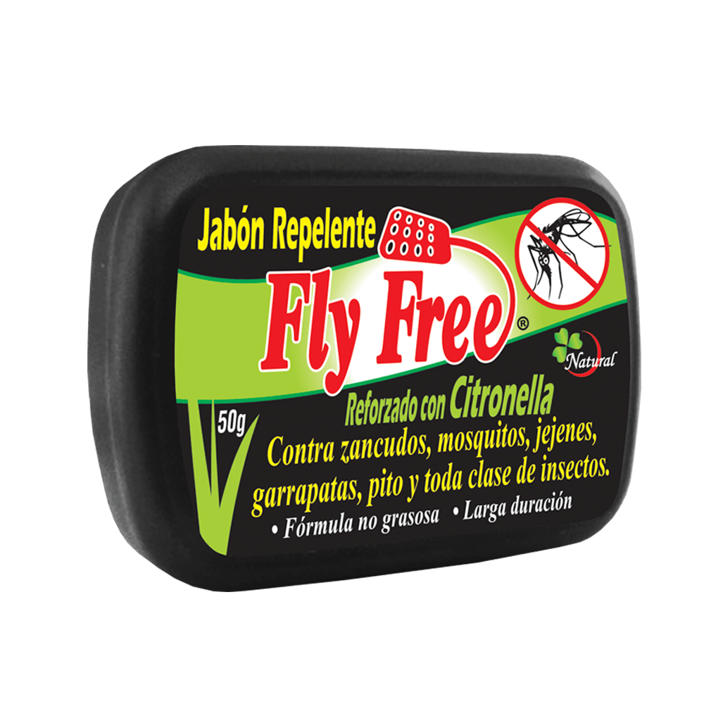 Jabon repelente reforzado con citronela