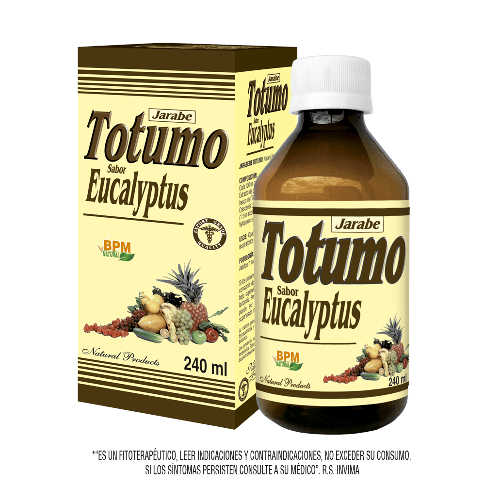 Jarabe de totumo triple con eucalipto x 240 ml