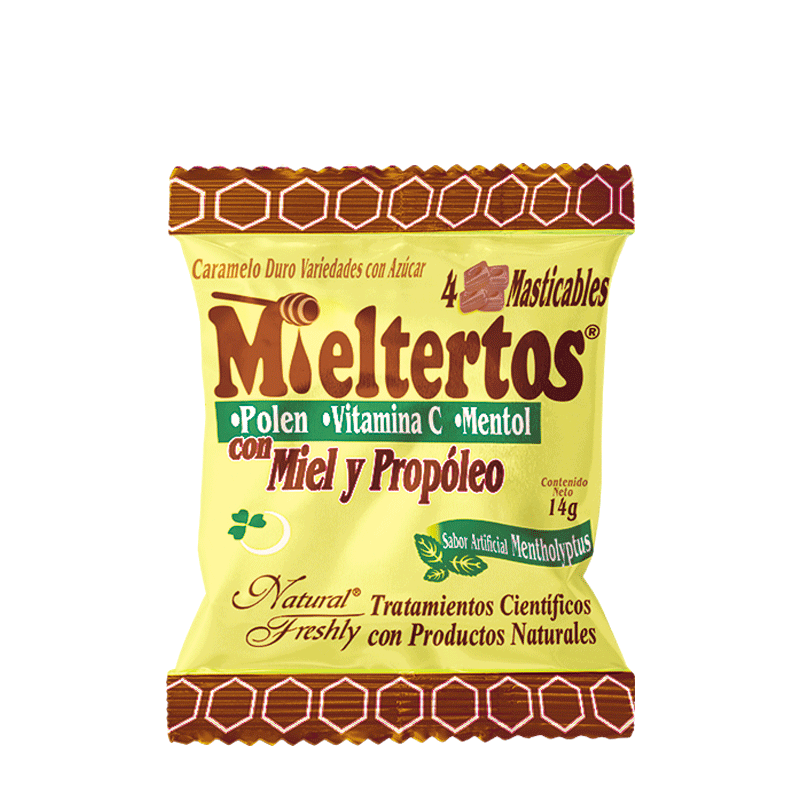 Mieltertos pastillas sobre