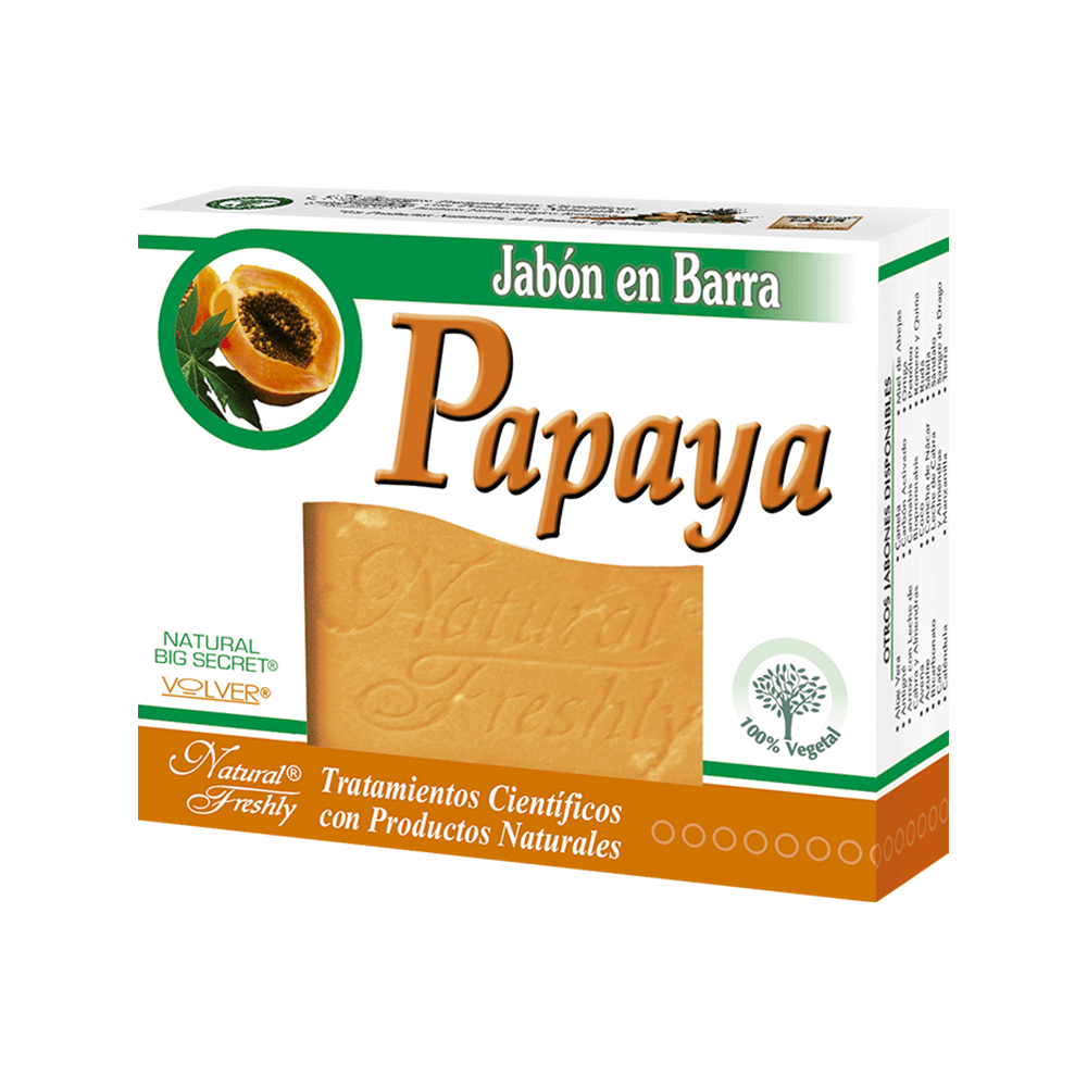 Jabón de papaya en barra 90 g