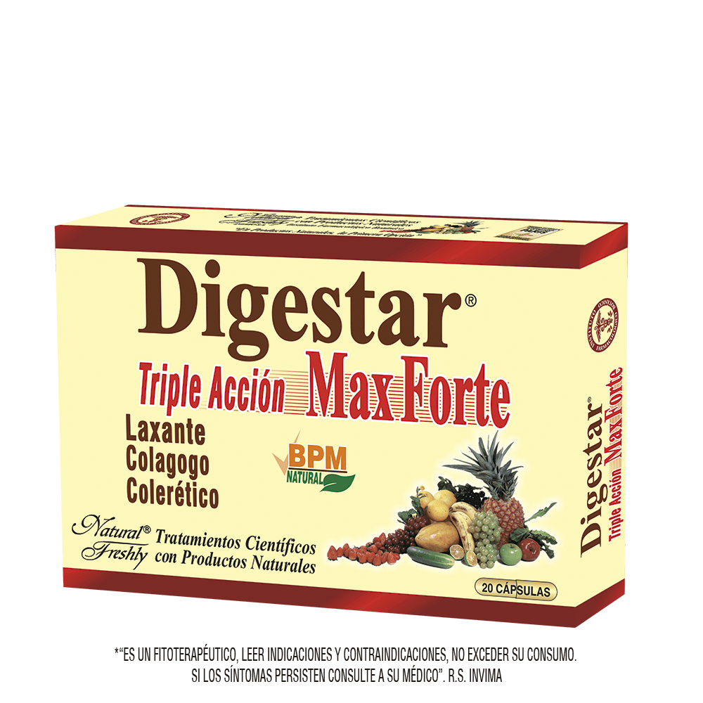 Digestar max forte 20 cápsulas