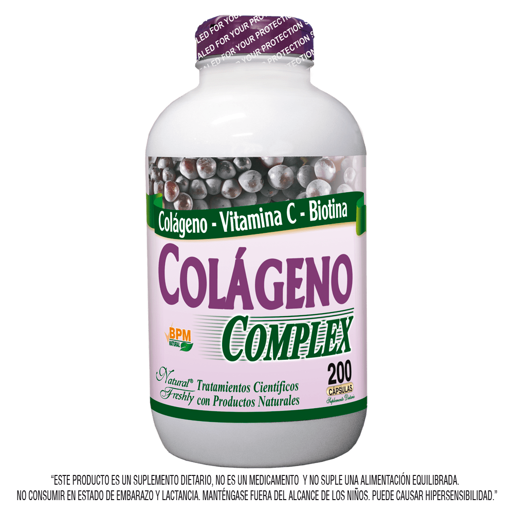 Colageno complex con resveratrol 200 cápsulas