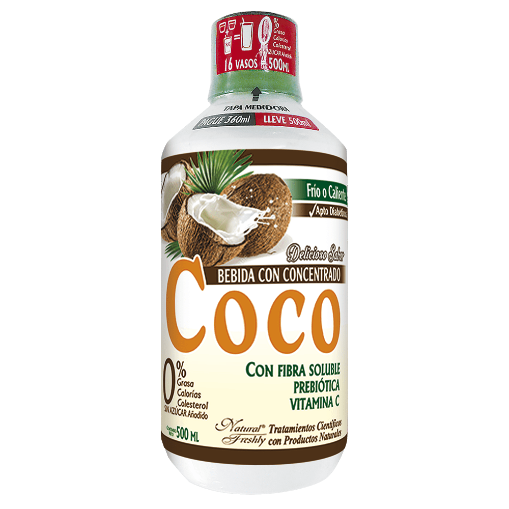 Bebida funcional coco con prebioticos x 500 ml