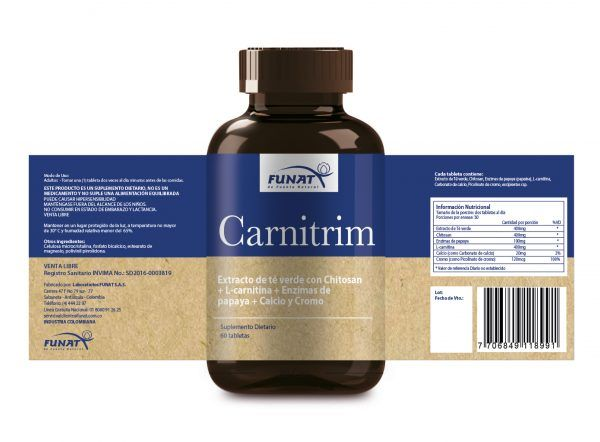 Carnitrim 60 tab