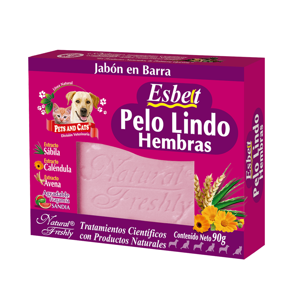 P&C jabon esbelt pelo lindo hembras x 90g