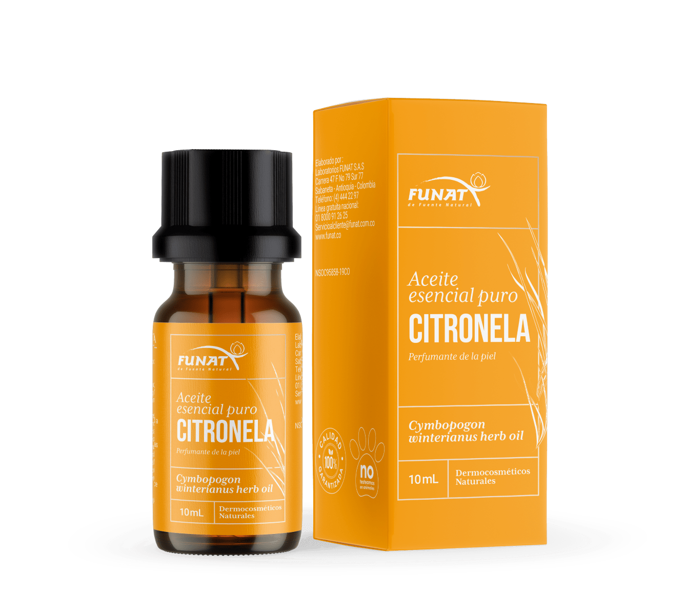 Aceite de citronela 10 ml