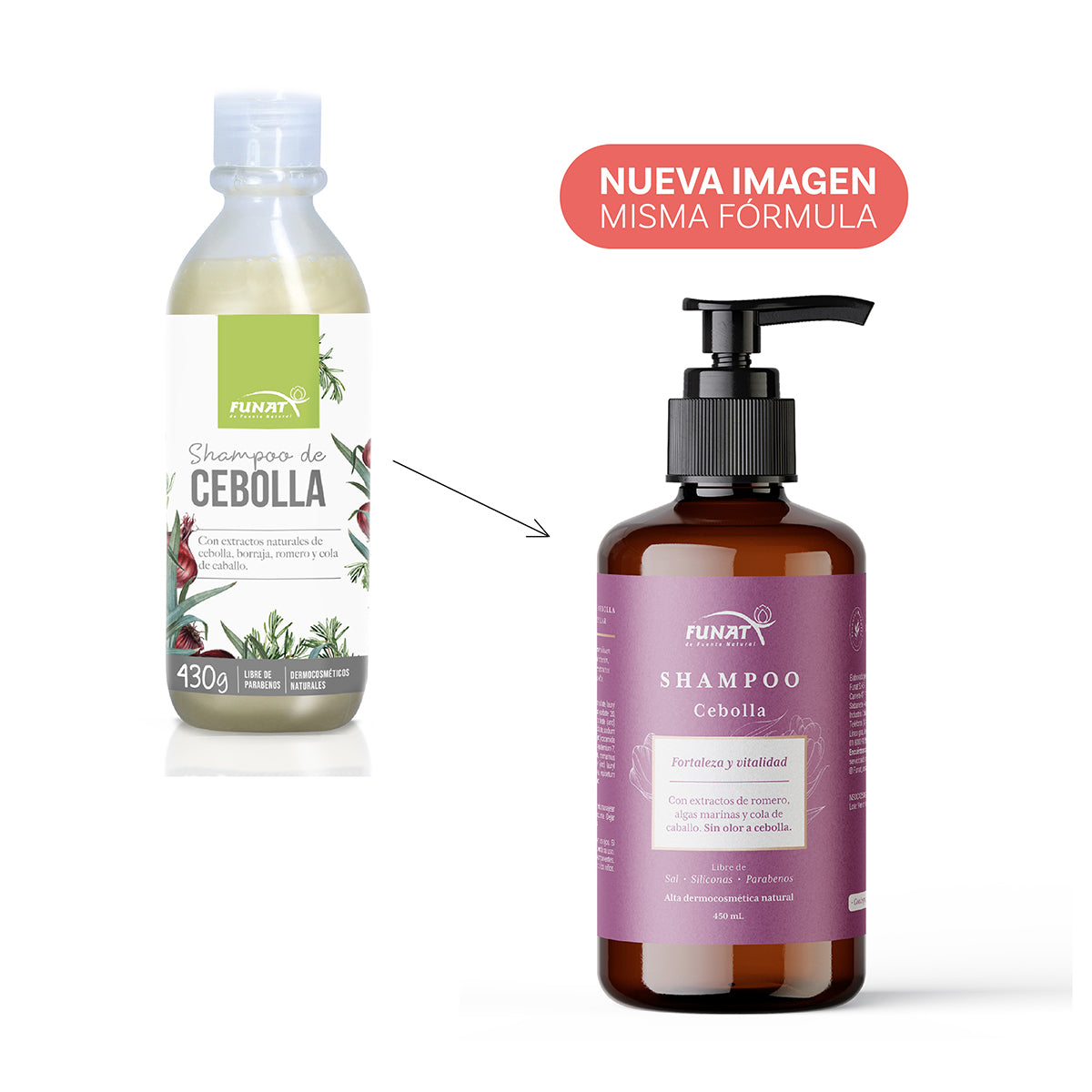 Shampoo de cebolla 430 g