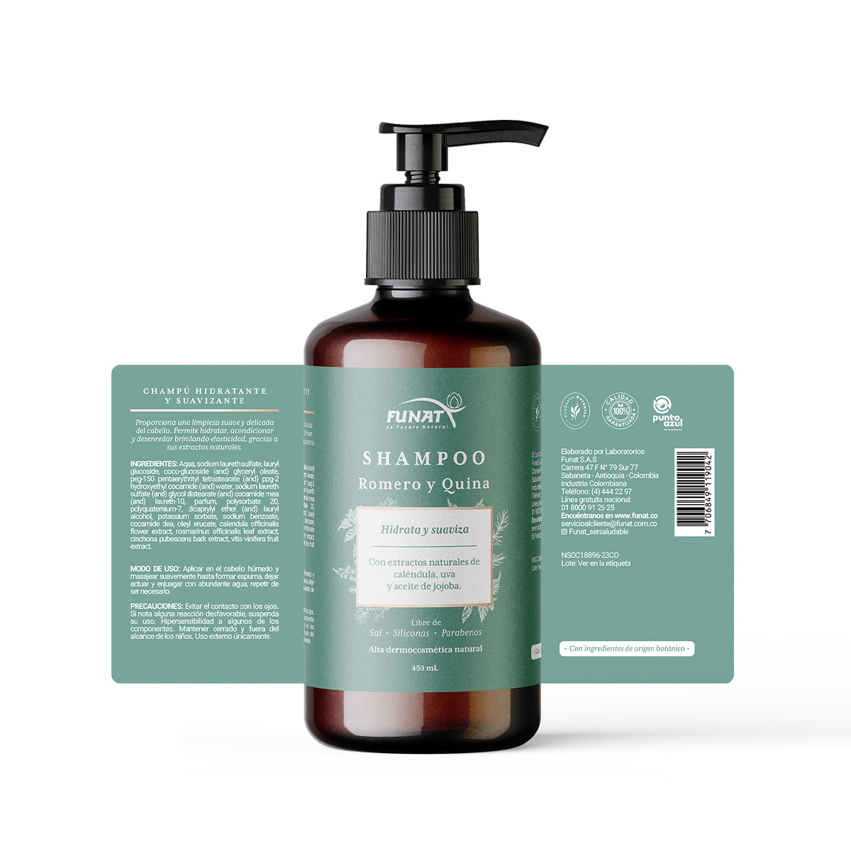 Shampoo sin sal 430 ml