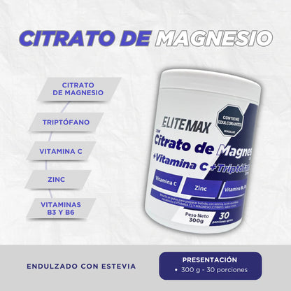 CITRATO DE MAGNESIO + TRIPTÓFANO 300g