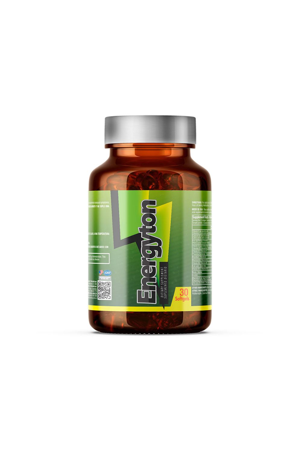 *ENERGYTON™   30 SOFTGELS GLASS BOTTLE