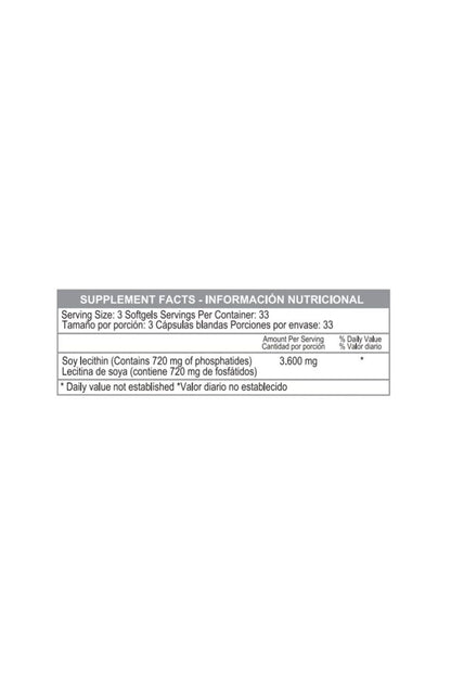 MEGA LECITHIN *1200MG X100SOFG HEALTHY
