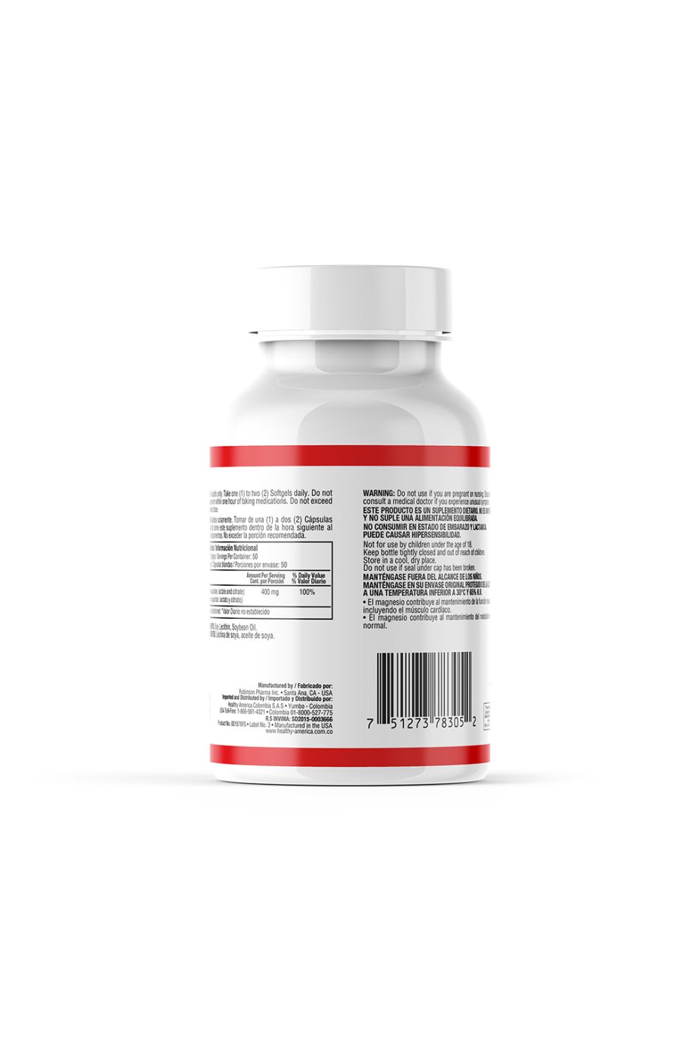 SUPER MAGNESIO 400MG X 100 SOFTGEL
