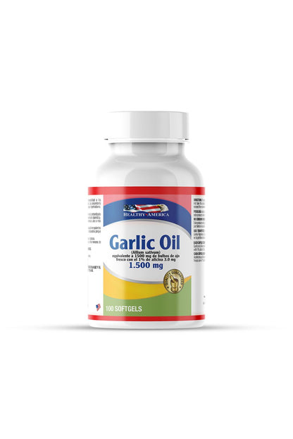 GARLIC OIL 1500MG X100 SOFTGEL HEALTHY