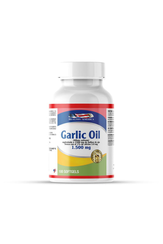 GARLIC OIL 1500MG X100 SOFTGEL HEALTHY