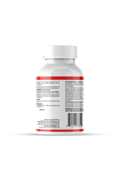 GARLIC OIL 1500MG X100 SOFTGEL HEALTHY