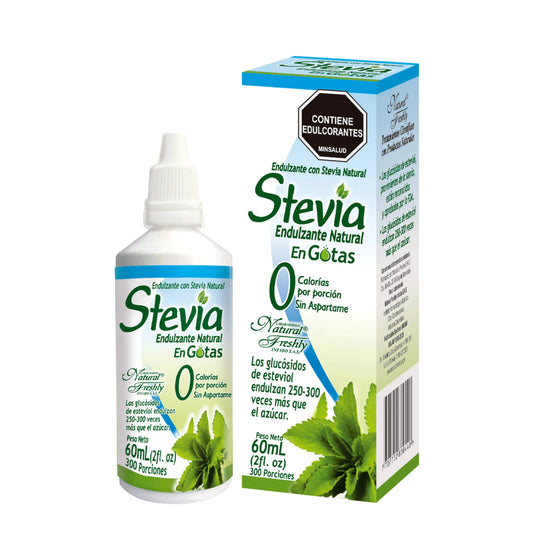 STEVIA LIQUIDA ENDULZANTE NATURAL X 60ML