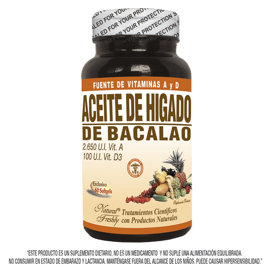 Aceite de hígado bacalao 60 perlas