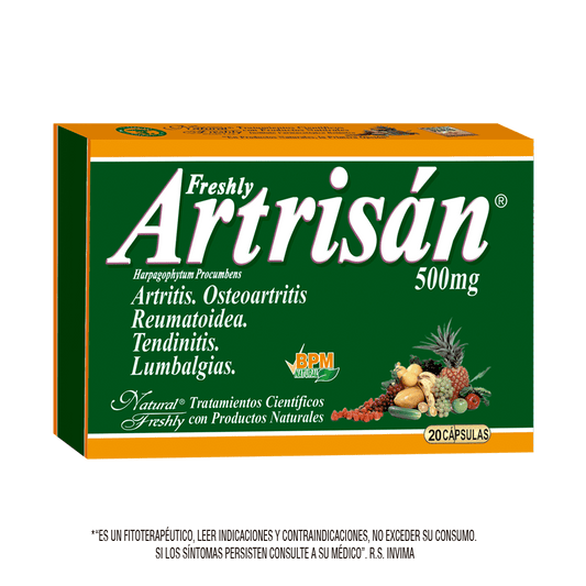 Artrisan antiartritis, analgésico 20 cápsulas