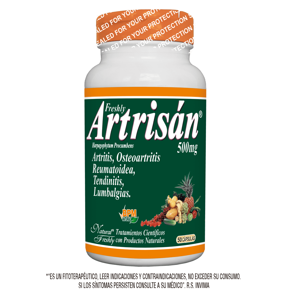 Artrisan anatiartritico analgesico 50 cápsulas