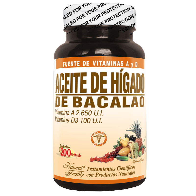 ACEITE DE HIGADO DE BACALAO X 200 SOFG
