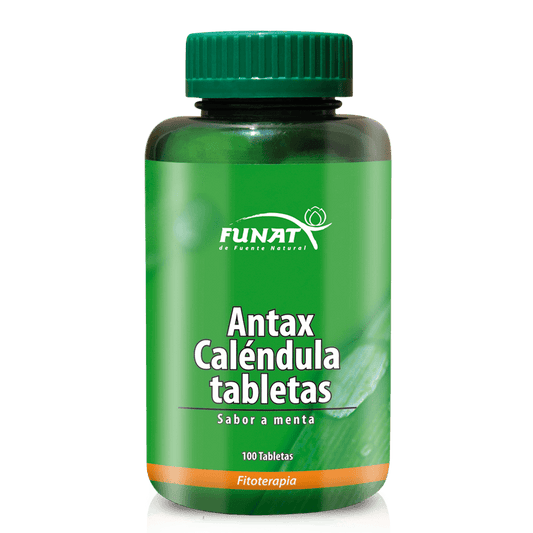 Antax caléndula masticable 100 tabletas