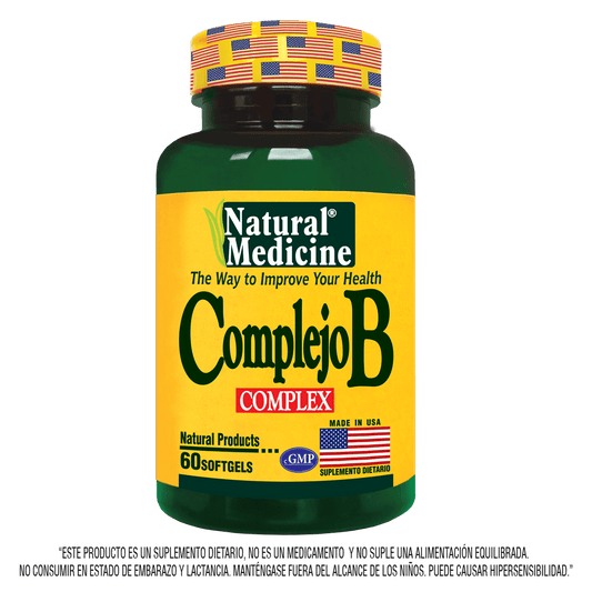 B 100 complex natural medicine 60 cápsulas