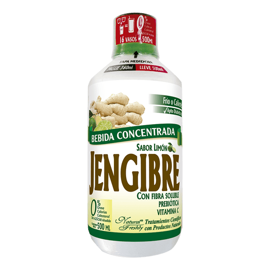 Bebida funcional concentr de jengibre y limón 360ml